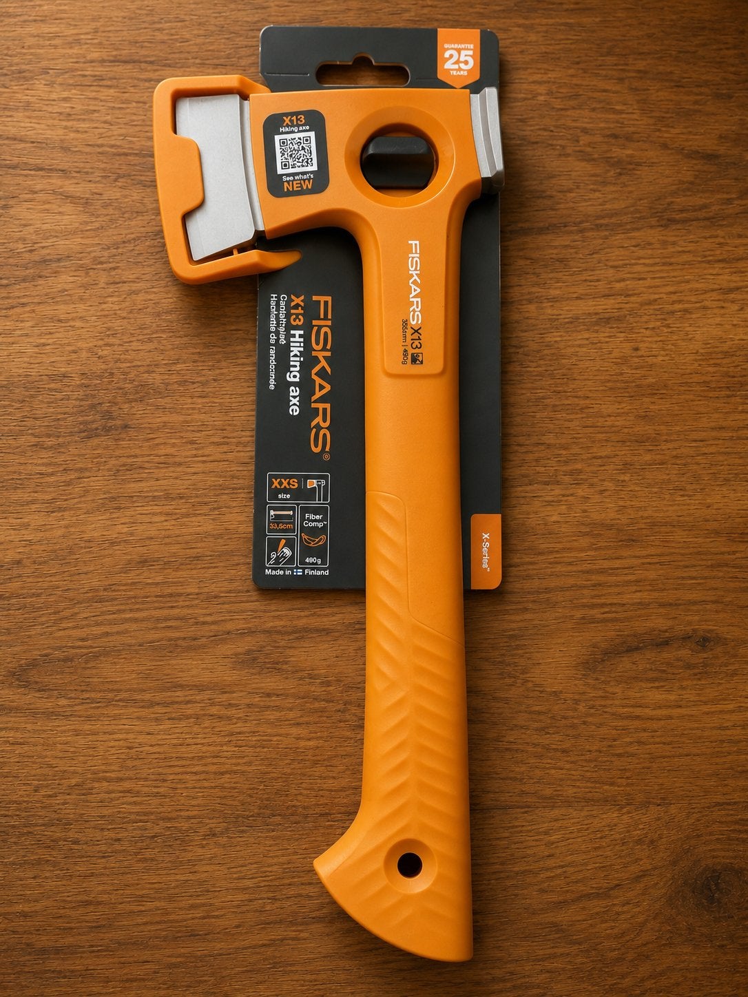 Fiskars X13 Hiking Axe – nieuw - ultralichte outdoorbijl, Ophalen of Verzenden, Nieuw