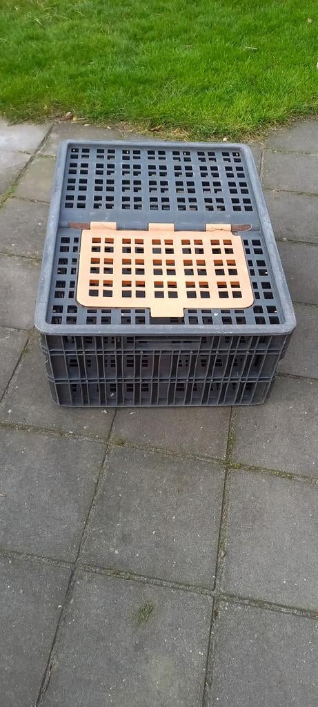 Transportkist voor pluimvee, Ophalen