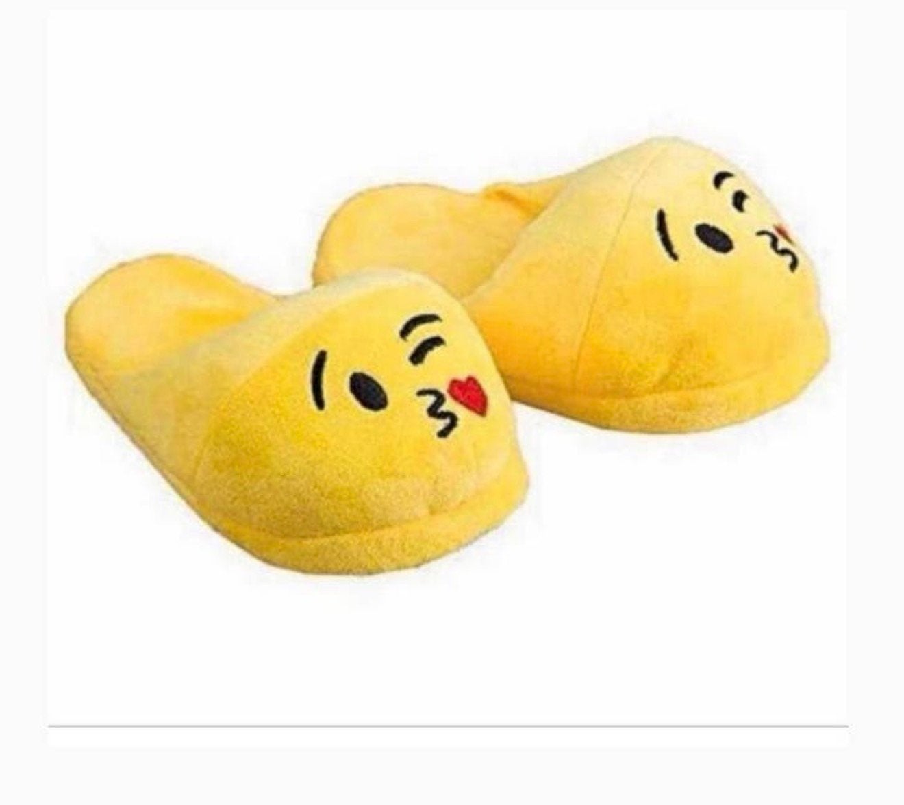 Smiley Pantoffels slippers Emoji maat M 38-39-40-41 nieuw, Geel, Nieuw, Ophalen of Verzenden, H