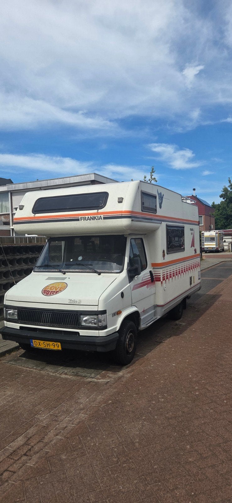 Fiat Ducato 290 Frankia Alkoof Camper - Motorschade!, Caravans en Kamperen, Alkoof, Reservewiel, Fiat, Particulier