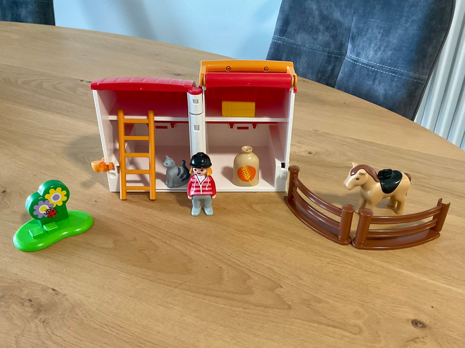 Playmobil 123 : Meeneem Manege - 70180 - compleet, Ophalen, Zo goed als nieuw