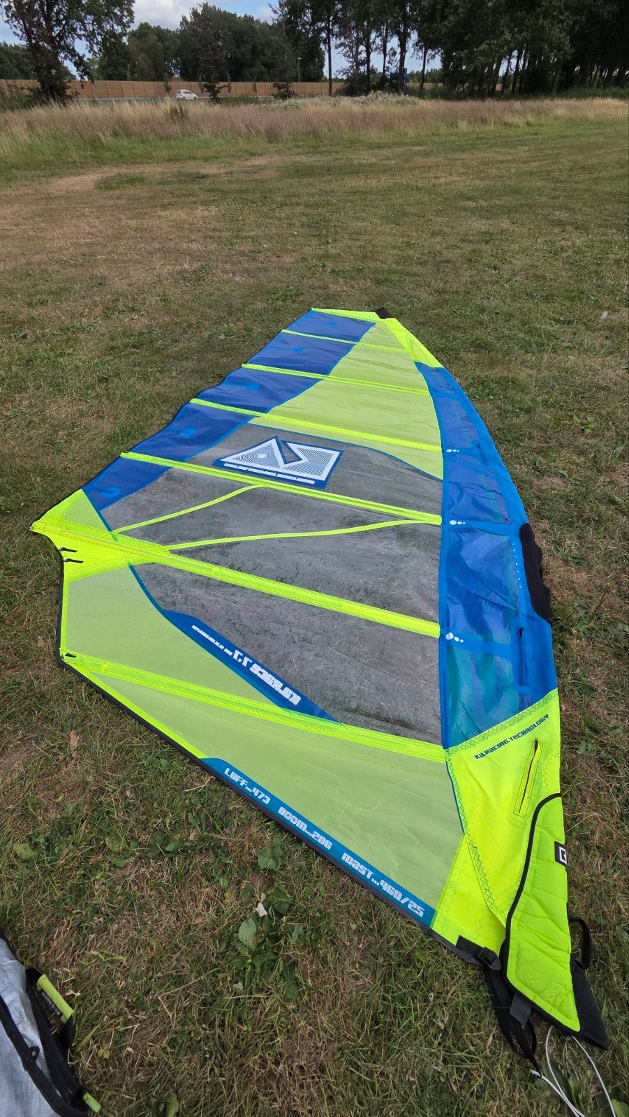 Ka Race 7.7 + North Platinum Mast 460 SDM + giek, Ophalen, Gebruikt, 6.5 m² tot 8 m², Met mast