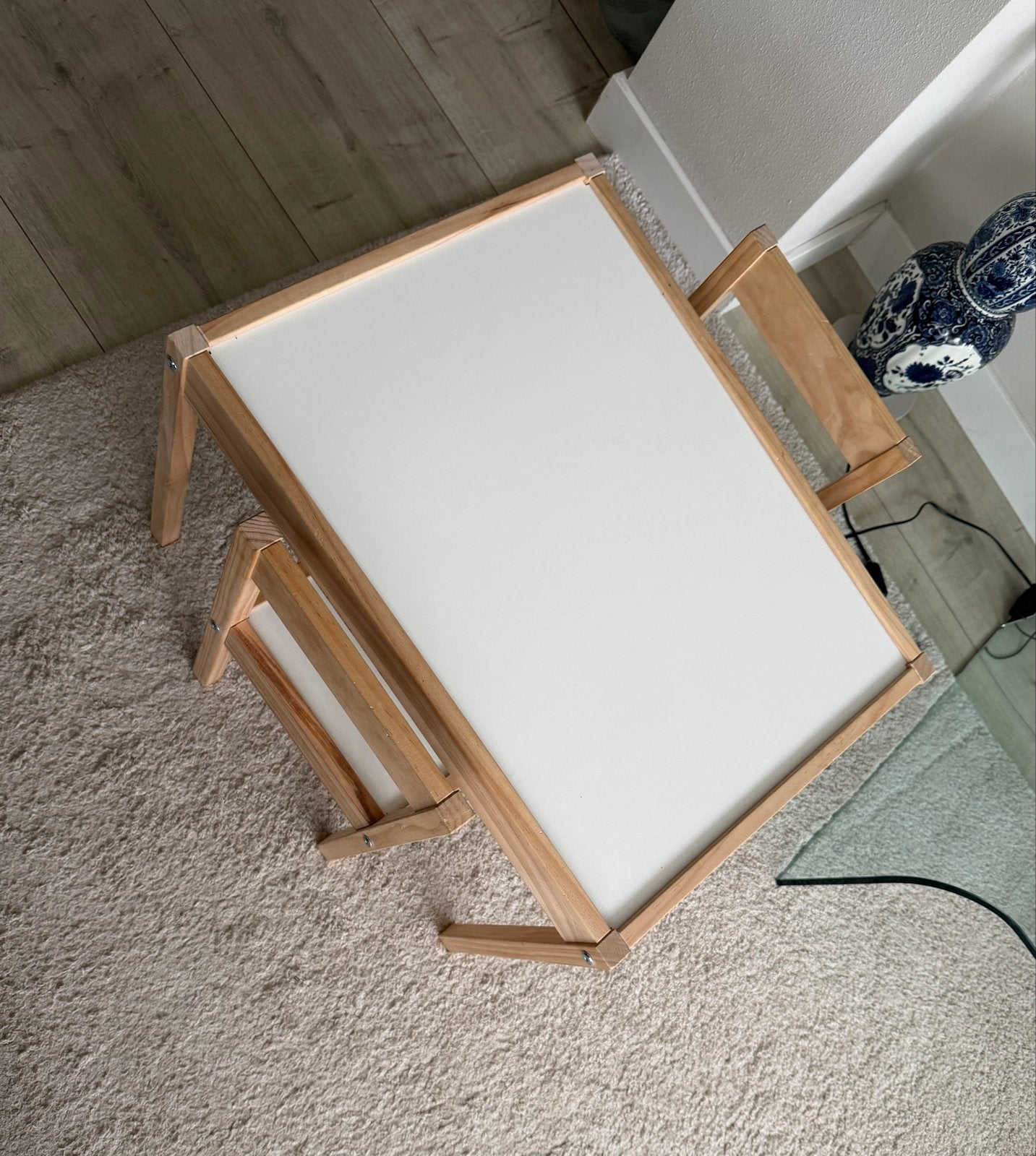 IKEA Lätt kindertafel met stoelen, Ophalen, Zo goed als nieuw, Tafel(s) en Stoel(en)