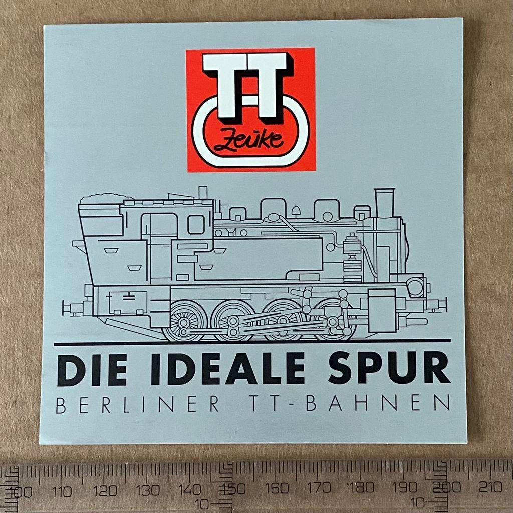 sticker TT, Verzenden, Zo goed als nieuw, Overige onderwerpen