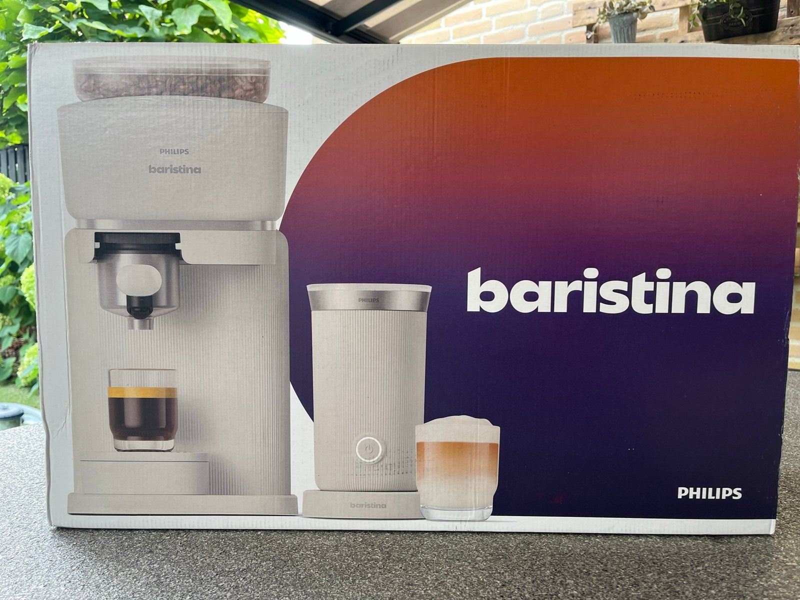 NIEUW IN DOOS Philips Baristina zwart incl. melkopschuimer, Witgoed en Apparatuur, Koffiezetapparaten, Stoompijpje, 1 kopje, Koffiemachine
