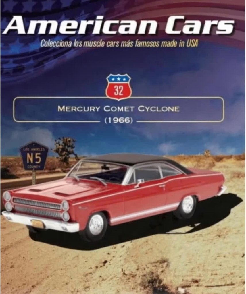 Mercury Comet Cyclone '66 schaal 1/43 IXO American cars # 32, Verzenden, Nieuw, Auto, Overige merken