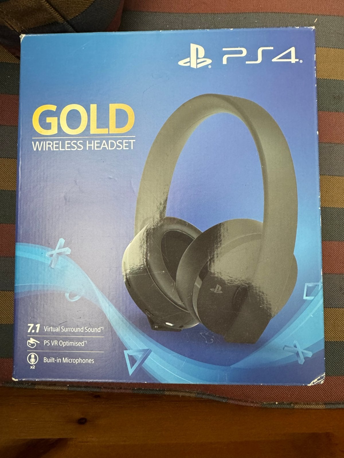 Sony PlayStation Gold Draadloze Headset PS4/PS5, Ophalen, Overige controllers, PlayStation 4, Zo goed als nieuw