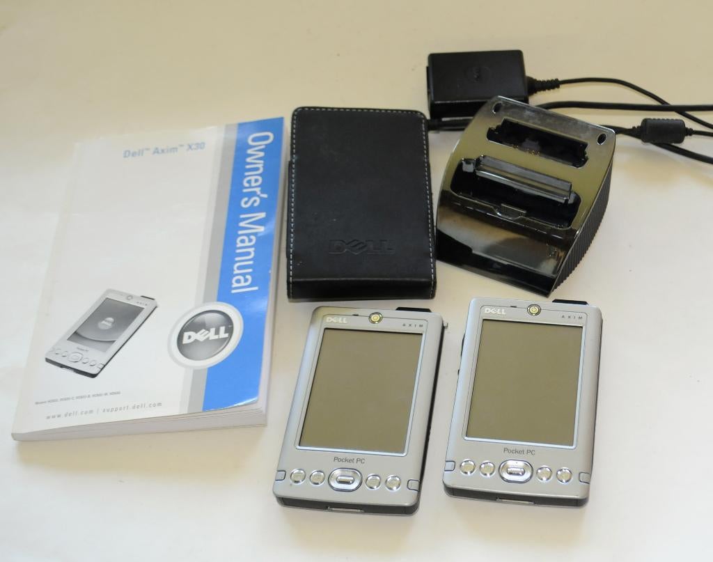 2 x Dell Axim X30 Pocket PC, Telecommunicatie, Pda's, Gebruikt, Ophalen of Verzenden, Dell, Met stylus of aanraakpen