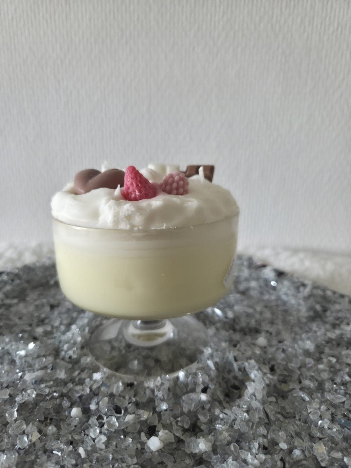 Vanilla dessert geurkaars, Meerkleurig, Ophalen of Verzenden, Kaars, Was