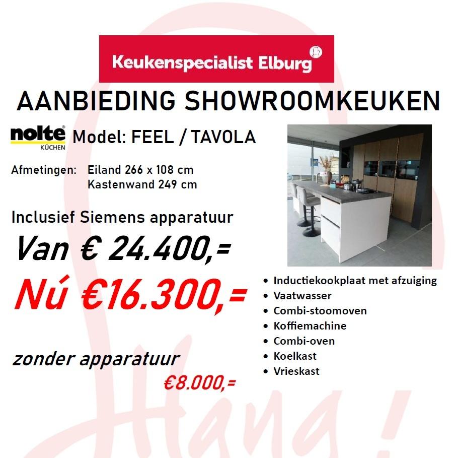 Nolte Showroomkeuken, Ophalen, Overige kleuren, Overige typen, Nieuw