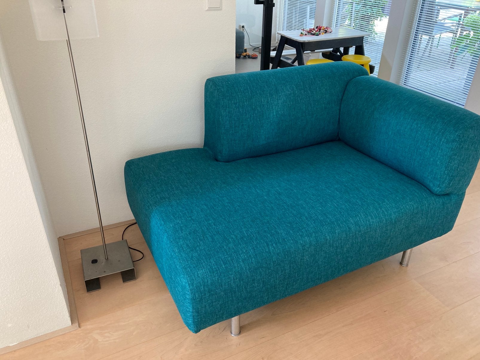 Hoes voor Cassina chaise longue , petrol kleur, Ophalen, Zo goed als nieuw, Stof