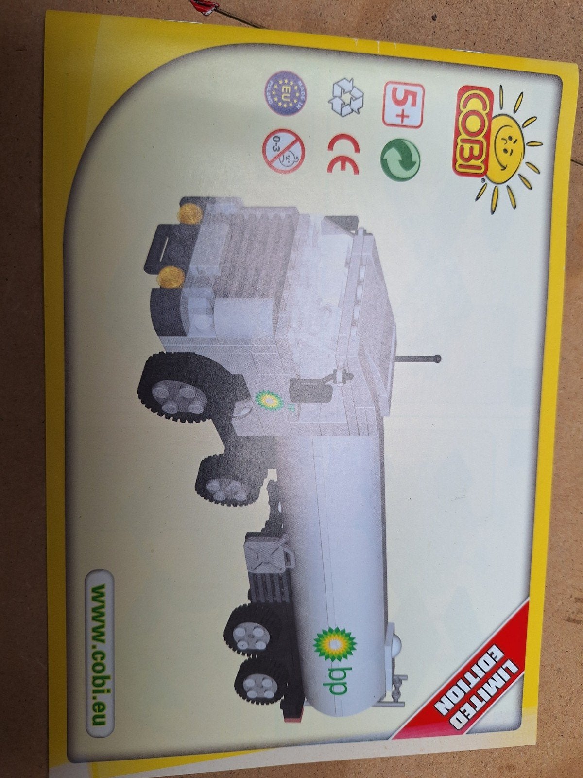 COBI BP Tankwagen Bouwset - Limited Edition, Kinderen en Baby's, Speelgoed | Bouwstenen, Ophalen of Verzenden, Gebruikt, Overige merken