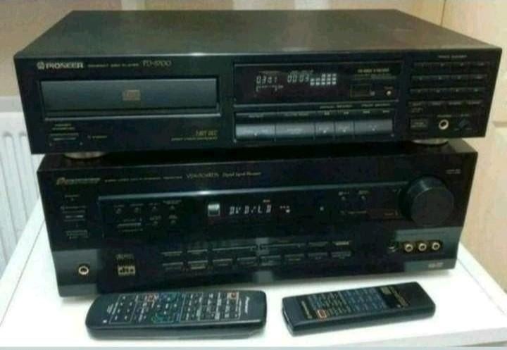 Pioneer stereo set vsx-709 rds receiver + cd speler pd-5700, Ophalen of Verzenden, Pioneer