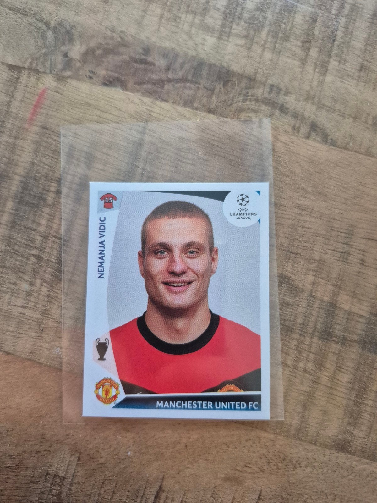 Panini Nemanja Vidic 2009/2010, Ophalen of Verzenden, Nieuw, Plaatje