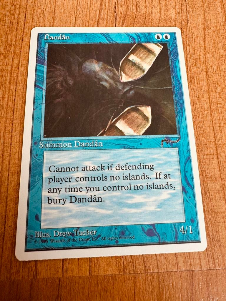 Magic The Gathering Deckmaster | Dandân, Ophalen, Zo goed als nieuw, Losse kaart