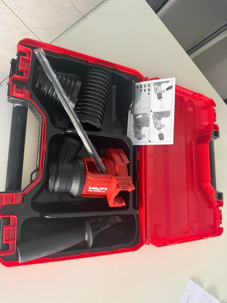 Hilti stofafzuiging type TE DRS-M nieuw in doos!, Doe-het-zelf en Verbouw, Gereedschap | Boormachines, Ophalen of Verzenden, Zo goed als nieuw