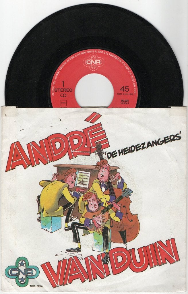 André van Duin – De Heidezangers, Cd's en Dvd's, Ophalen of Verzenden, Zo goed als nieuw, 7 inch, Levenslied of Smartlap