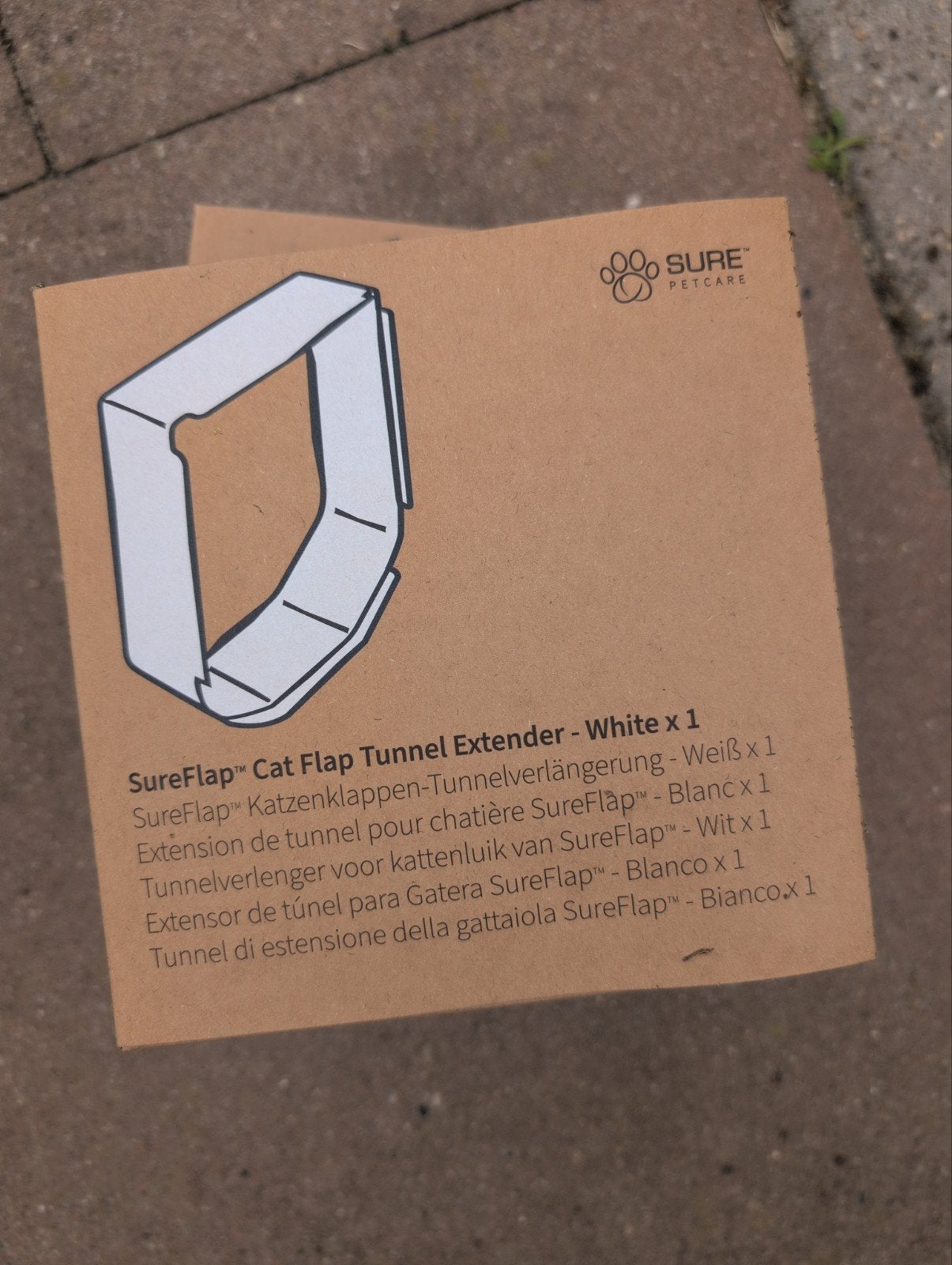 Sureflap tunnel extender kattenluik - wit 4x, Ophalen of Verzenden