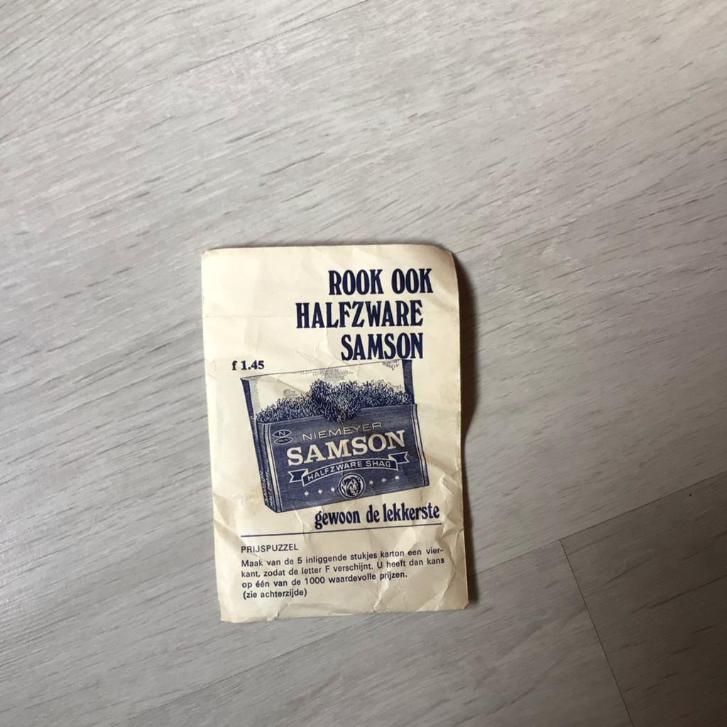 Vintage Samson Halfzware Shag Prijs Puzzel (1970), Ophalen of Verzenden, Gebruikt, Overige typen