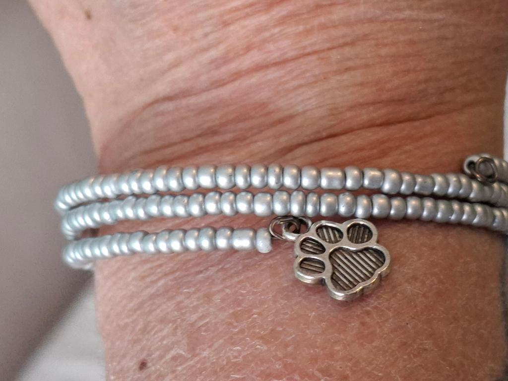 **SALE** wikkelarmbandje handgemaakt 0,50 eurocent, Ophalen of Verzenden, Zo goed als nieuw, Overige kleuren, Overige materialen