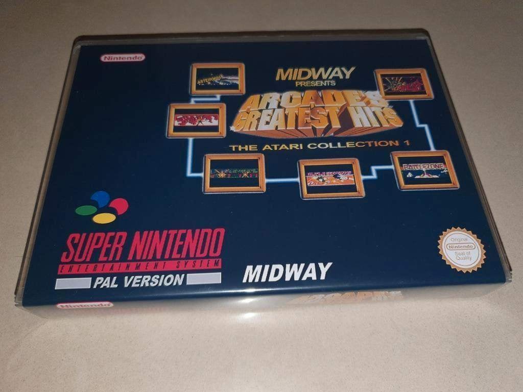 Arcade's Greatest Hits The Atari Collection 1 SNES Game Case, 1 speler, Verzenden, Zo goed als nieuw, Vanaf 3 jaar