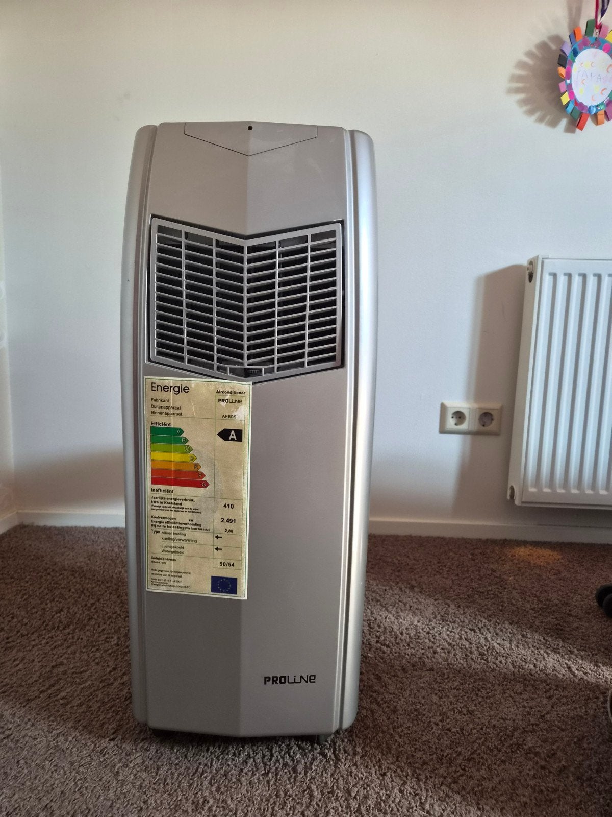 mobiele airco Proline, Ophalen, Minder dan 60 m³, 3 snelheden of meer, Zo goed als nieuw