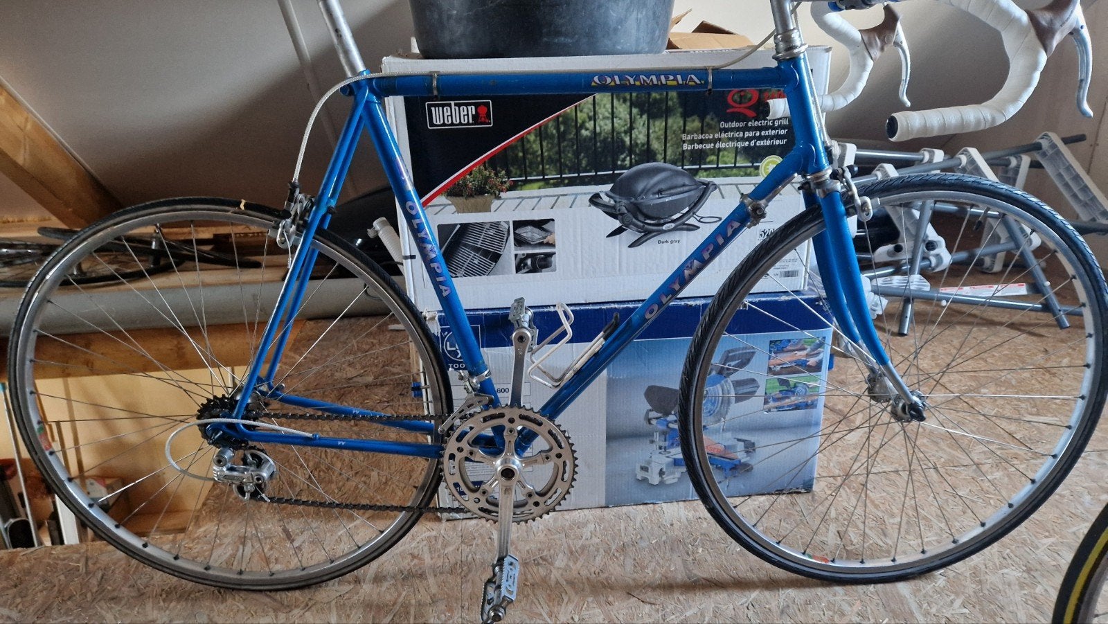 leuke Gazelle Olympia 59cm, Fietsen en Brommers, Ophalen, 28 inch, Gebruikt, 57 tot 61 cm
