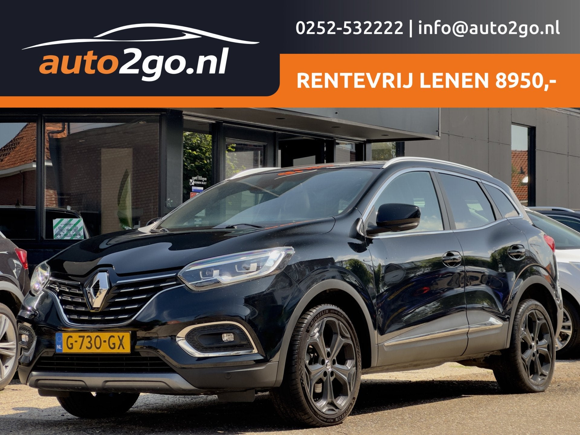 Renault Kadjar 1.3 TCe AUT7 BLACK EDITION DESIGNO-LEDER NAVI, Auto's, Renault, Kadjar, Gebruikt, Euro 6, 715 kg