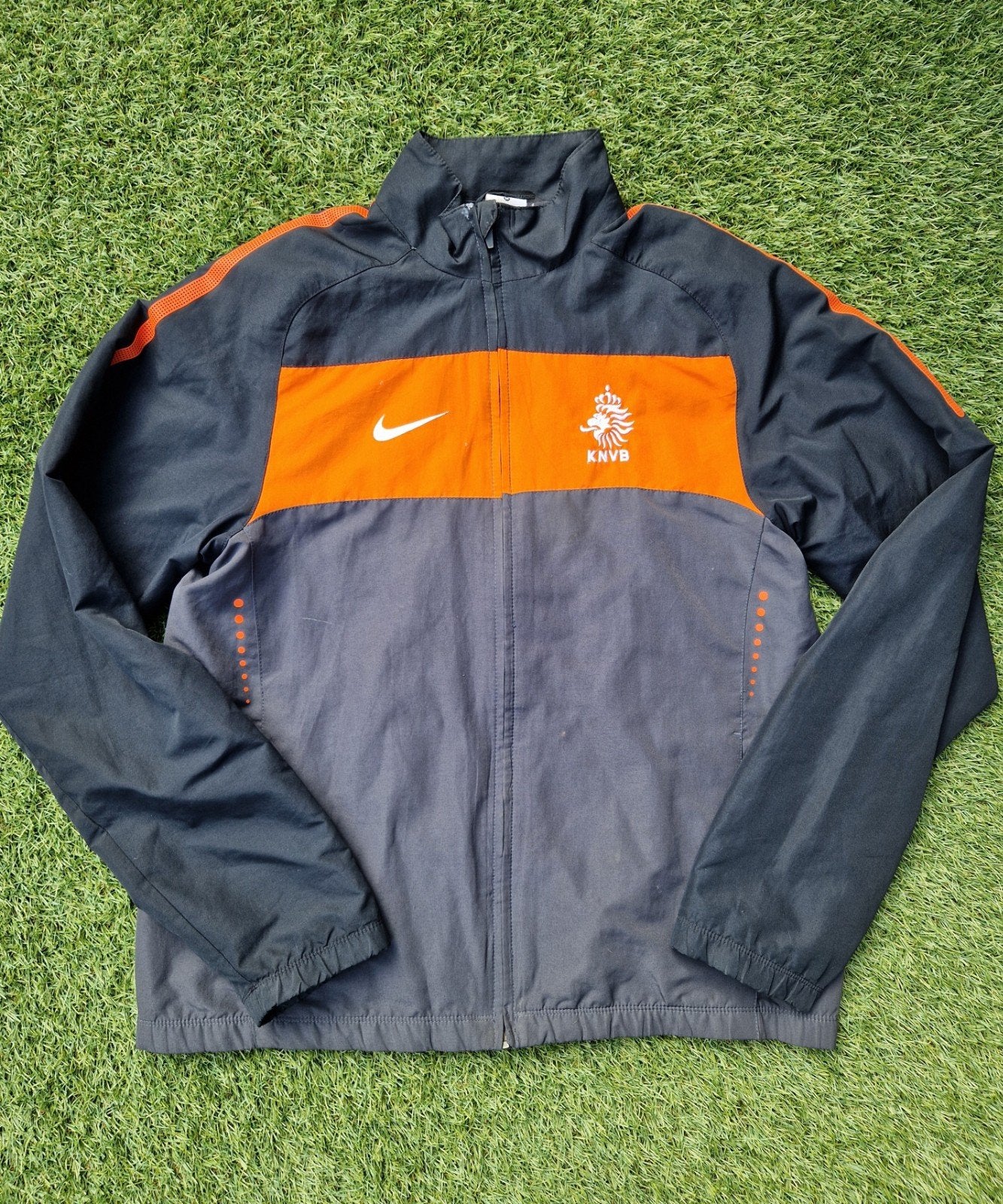 Nederlands elftal trainingsjack 2010 KNVB Oranje shirt vest, Kleding | Heren, Sportkleding, Maat 48/50 (M), Zwart, Nike, Ophalen of Verzenden