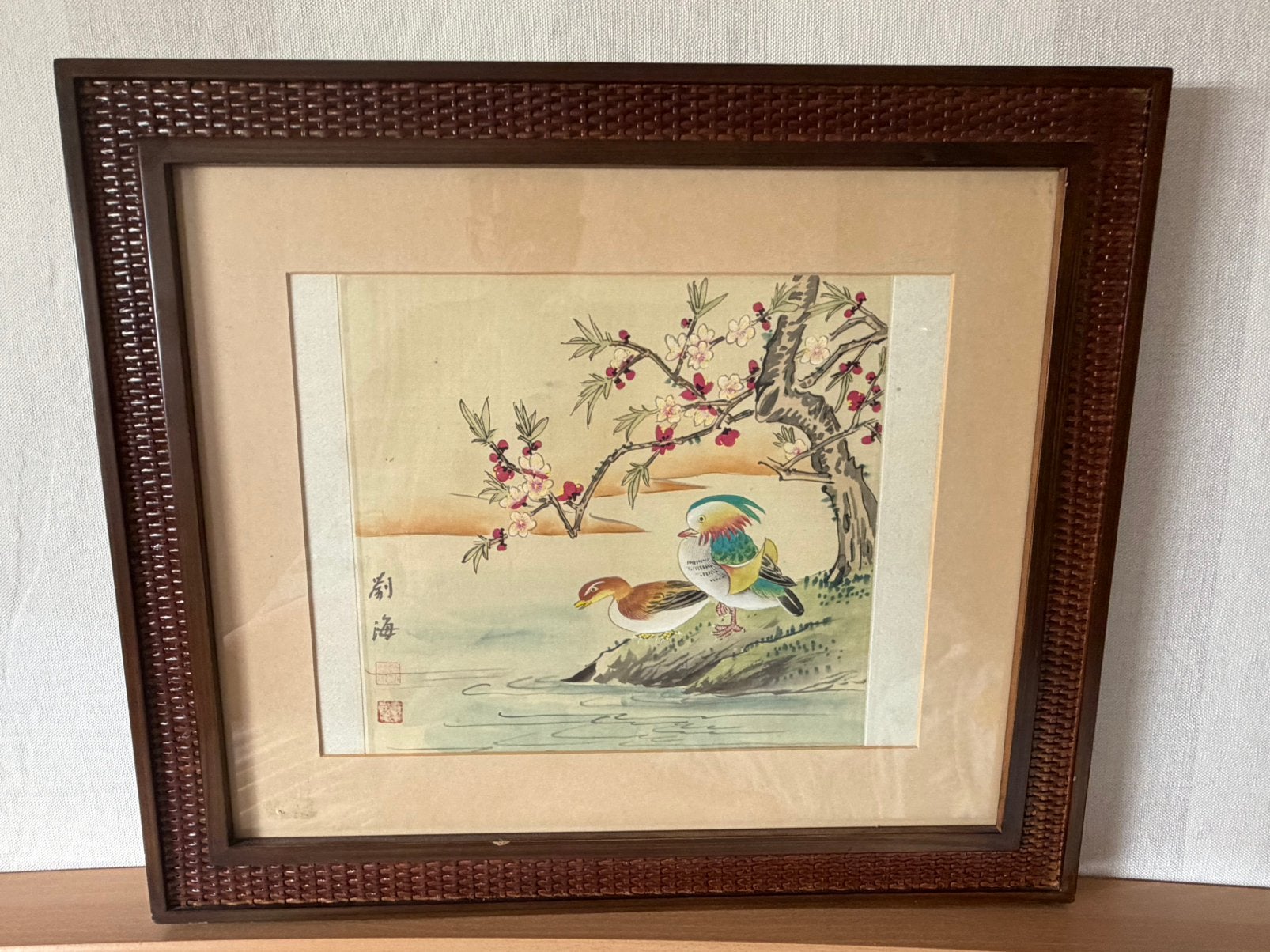 Mooi  chinezen schilderij, Ophalen of Verzenden