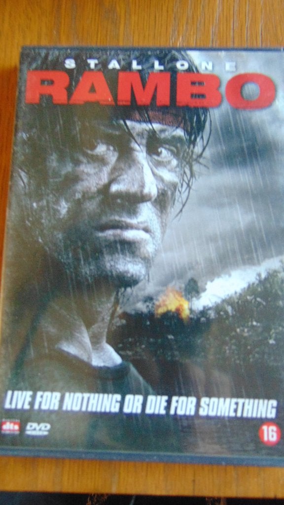 Rambo dvd zgan, Vanaf 16 jaar, Ophalen of Verzenden, Zo goed als nieuw