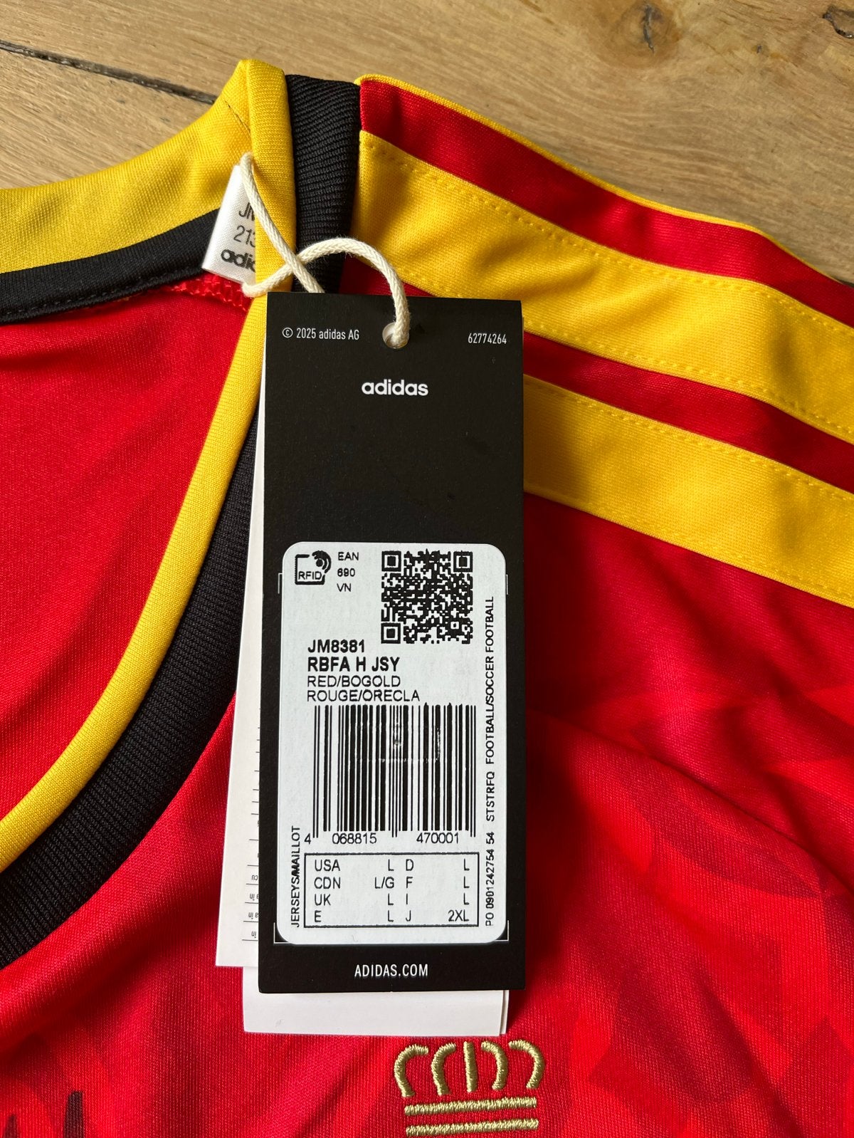 Gesigneerd Rode Duivels Thuisshirt - Maat L, Maat L, Ophalen of Verzenden, Nieuw, Shirt
