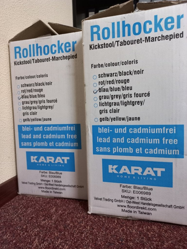 rollhocker / opstapkruk nieuw in doos, Ophalen, Nieuw, Overige materialen