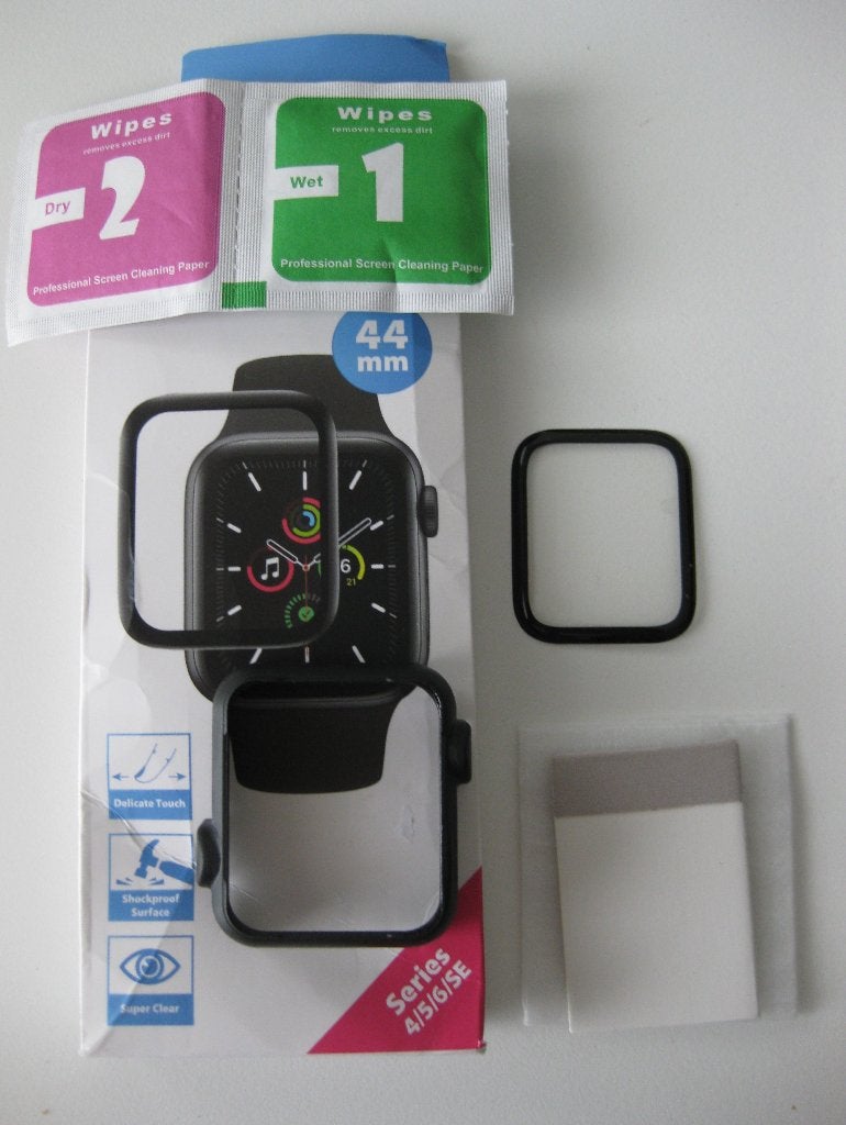 Apple Watch Screenprotector 44 mm Hard Plastic 4/5/6/SE, Sieraden, Tassen en Uiterlijk, Overige Accessoires, Ophalen of Verzenden