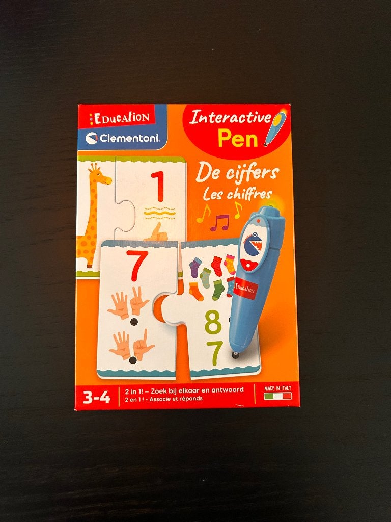 Cijferpuzzel met interactieve pen, Ophalen, Zo goed als nieuw, Puzzelen, Met geluid