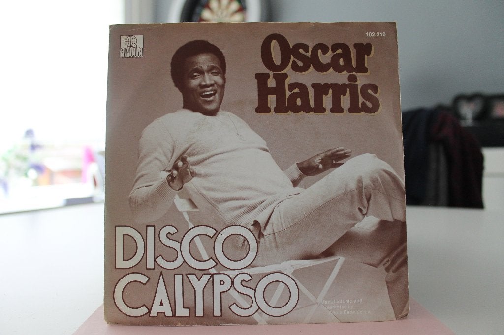 7" Single Oscar Harris - Disco Calypso / San Bernardino, Gebruikt, 7 inch, Ophalen of Verzenden, Pop