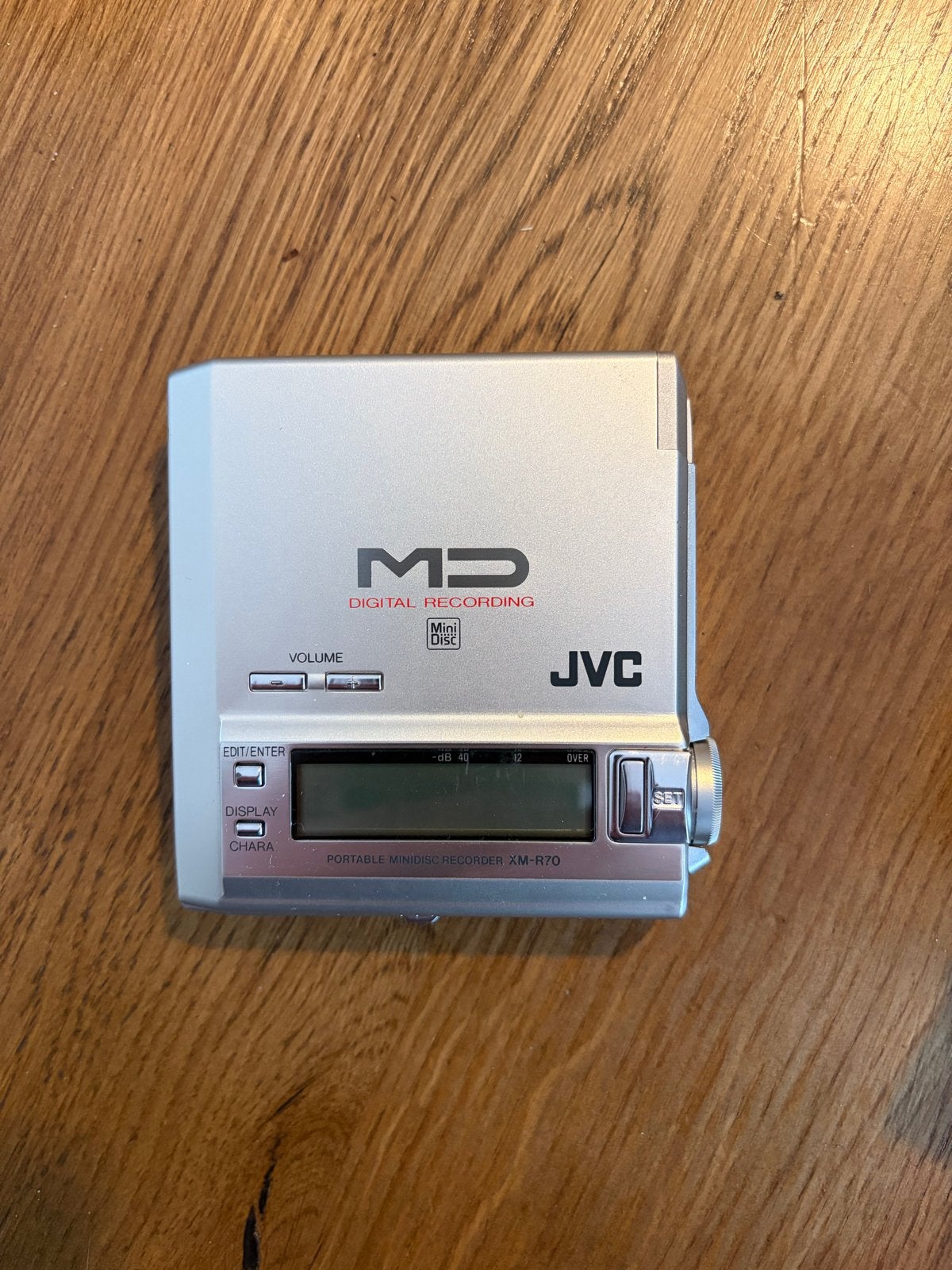 JVC XM-R70 Minidisc Recorder met accessoires en MD's, Audio, Tv en Foto, Walkmans, Discmans en Minidiscspelers, Ophalen of Verzenden