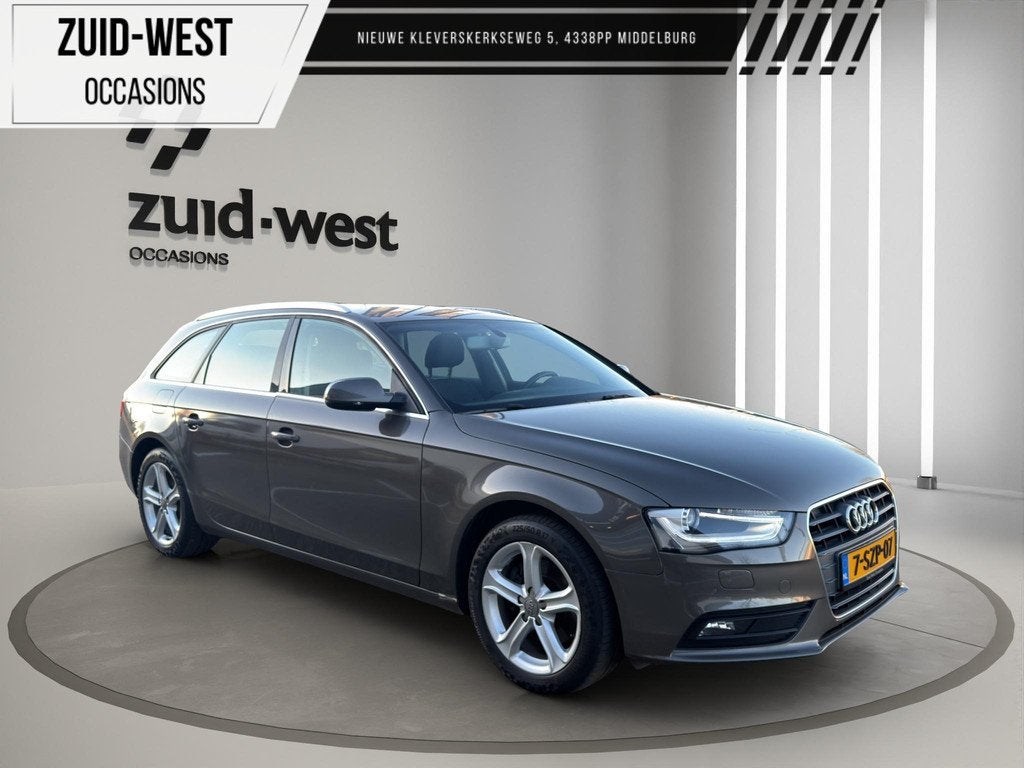 Audi A4 Avant 1.8 TFSI B&O Clima LED Xenon Audi A4 Avant 1.8, Auto's, Audi, Euro 5, Stof, Gebruikt, Zwart