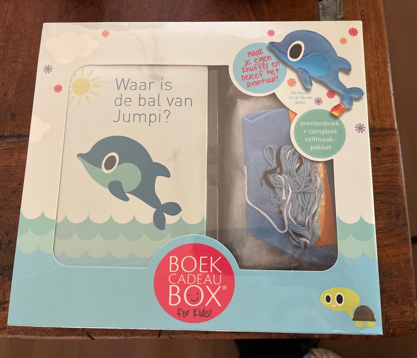 Cadeau Box: Boek en zelfgemaakte knuffel (nieuw!), Ophalen, Nieuw, Overige typen