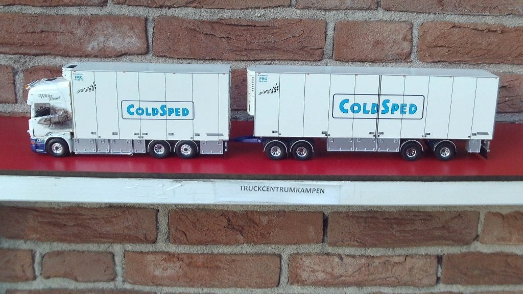 Tekno  Scania  R - Serie  Topline  Zweedse  Combi., Hobby en Vrije tijd, Modelauto's | 1:50, Ophalen of Verzenden, Nieuw, Bus of Vrachtwagen