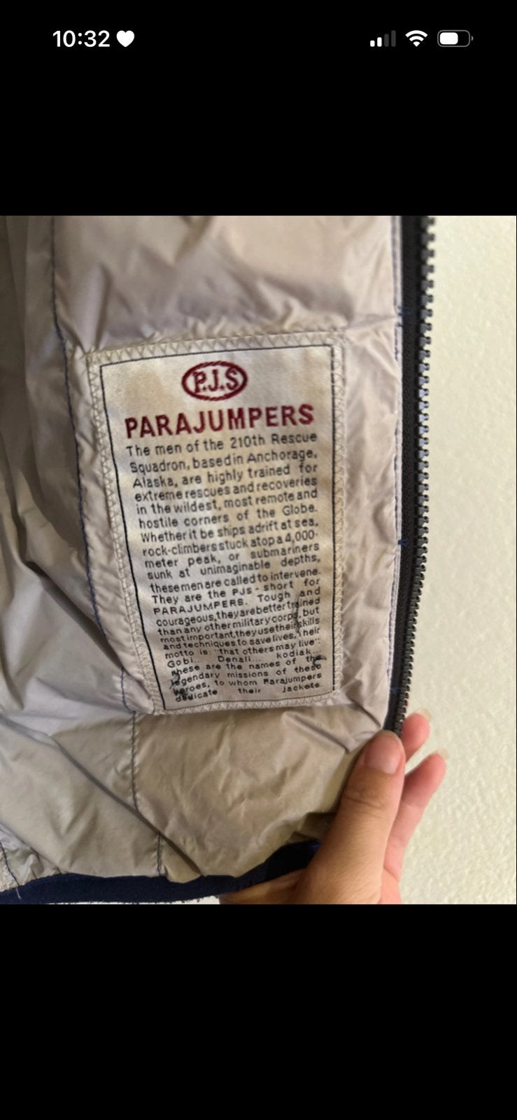 Parajumpers donsjack - Maat S, Kleding | Heren, Jassen | Zomer, Ophalen of Verzenden, Zo goed als nieuw, Maat 46 (S) of kleiner