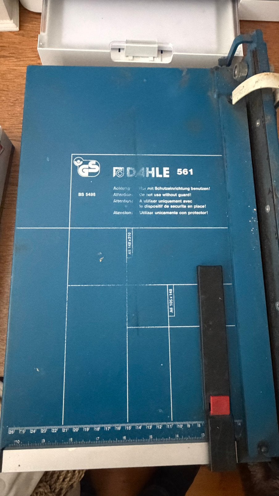 Dahle 561 papier snijmachine, Ophalen of Verzenden, Gebruikt, Overige typen, Overige merken