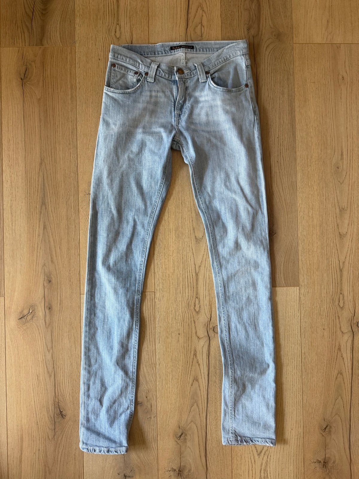 Nudie Jeans Tight Long John – W27 L34 – Zeer goede staat, Ophalen of Verzenden, Zo goed als nieuw, Blauw, W32 (confectie 46) of kleiner