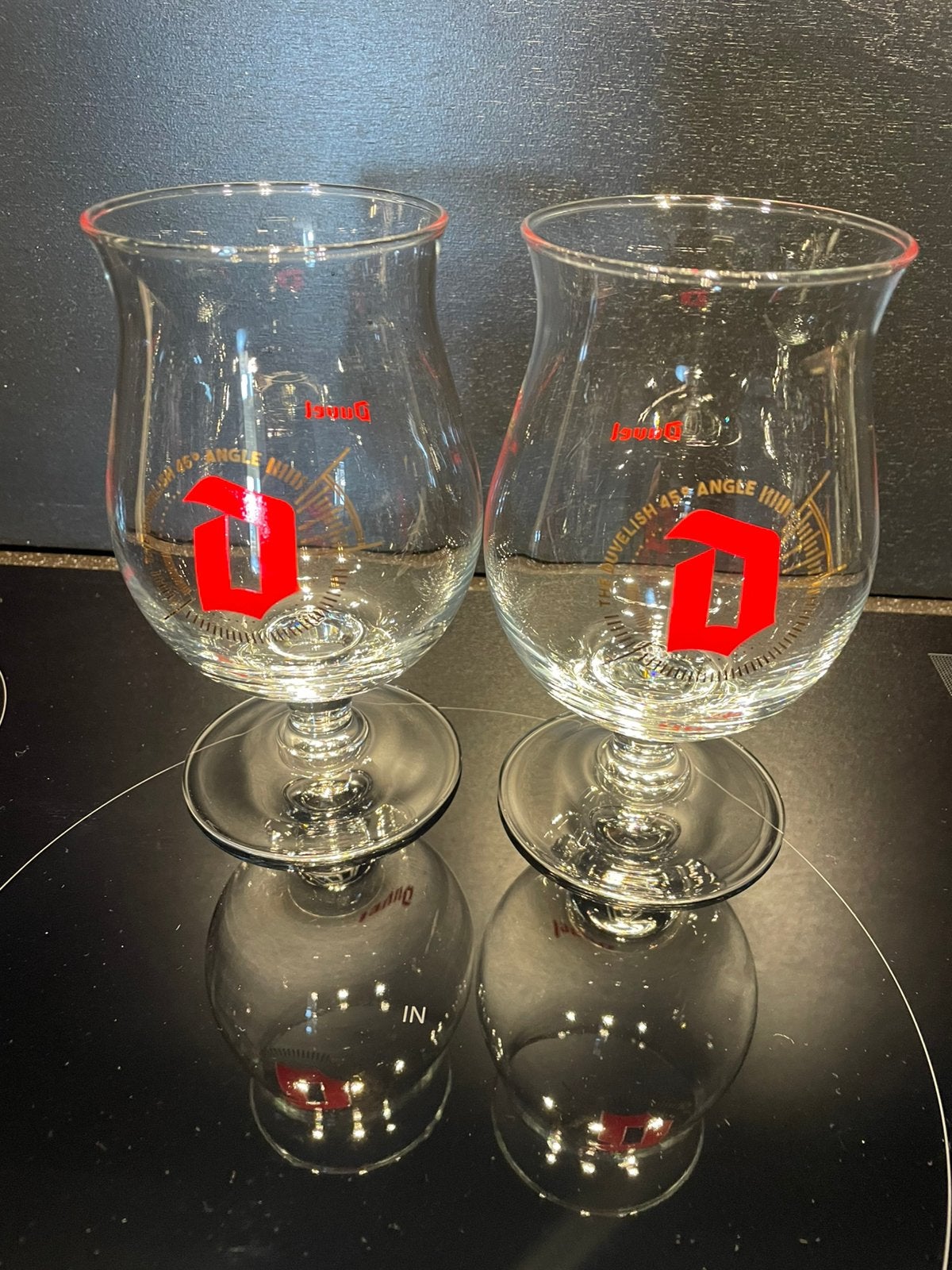 2 Duvel glazen - nieuw!, Ophalen, Nieuw, Glas of Glazen, Duvel