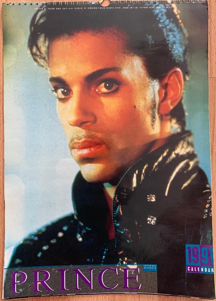 Prince 1991 kalender, Verzamelen, Ophalen of Verzenden, Zo goed als nieuw, Overige typen