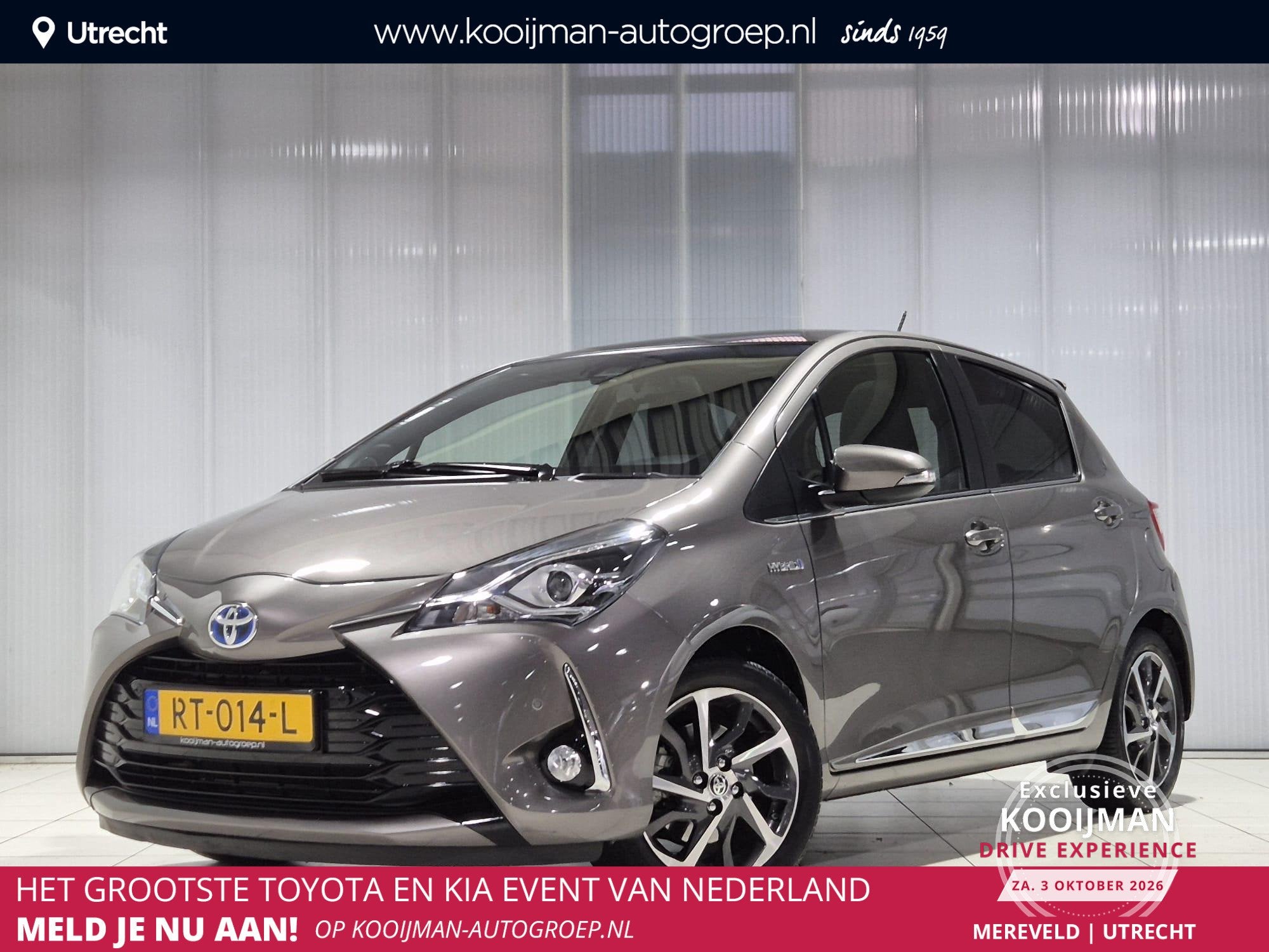 Toyota Yaris 1.5 Hybrid Premium Half lederen bekleding , Cam
