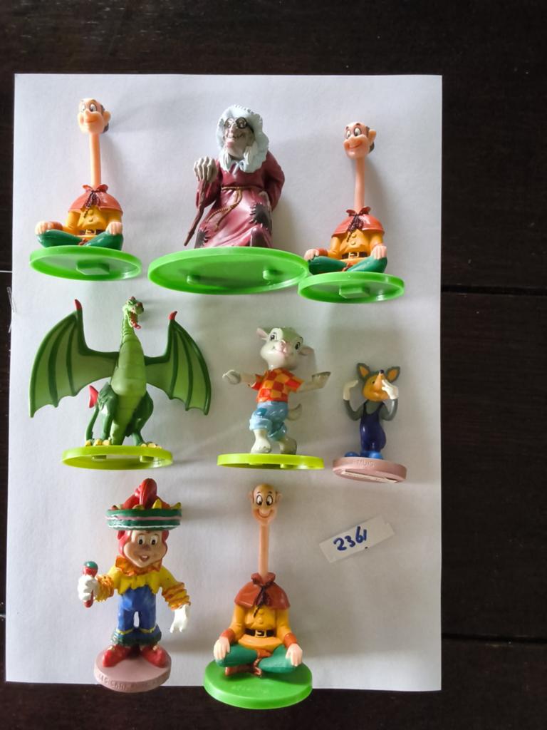 8x Efteling figuren, popjes, Ophalen of Verzenden, Zo goed als nieuw, Beeldje of Poppetje