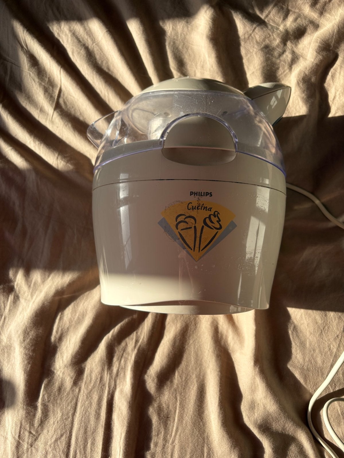 Philips Cucina IJsmaker - Maak zelf heerlijk ijs!, Ophalen of Verzenden, Gebruikt, Koelelement