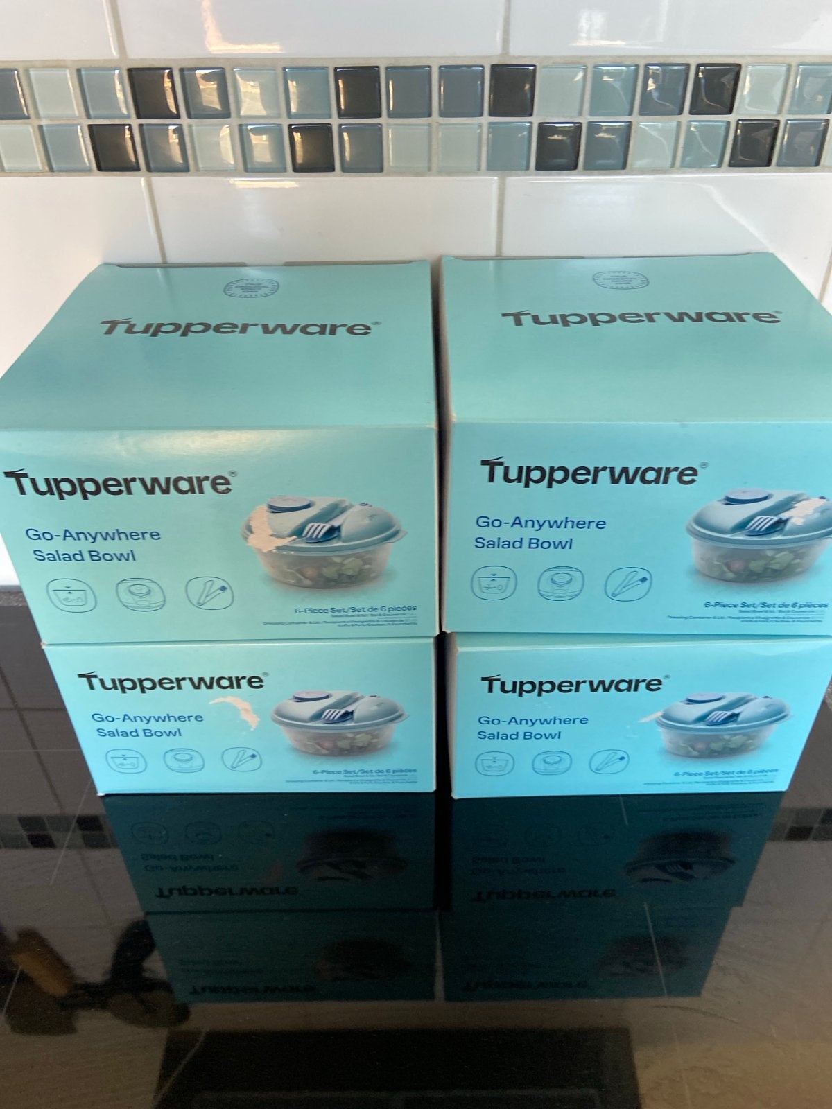 Tupperware Go-Anywhere Salad Bowl - Nieuw, Met bestek, Overige kleuren, Nieuw, Ophalen of Verzenden
