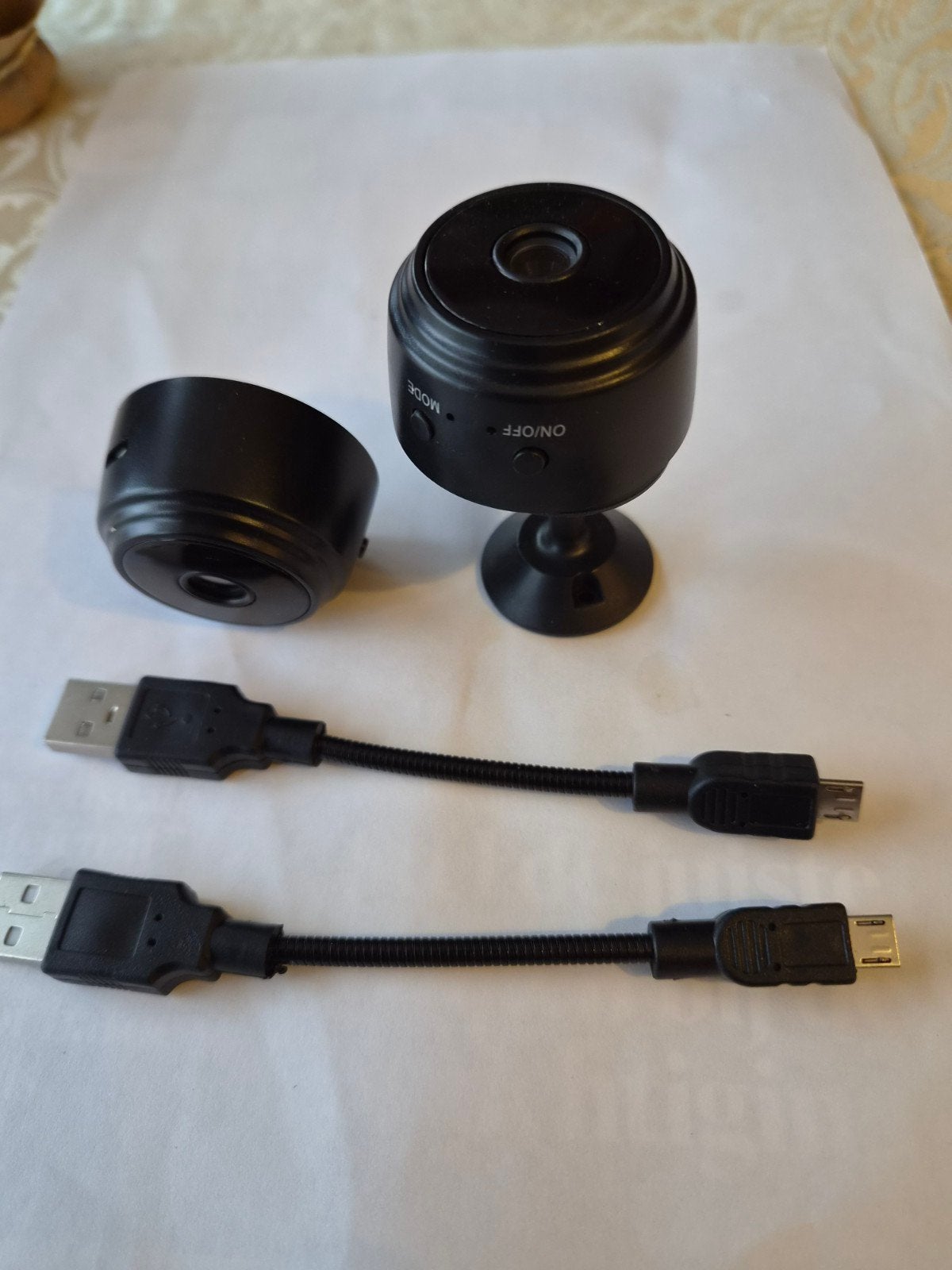 2x A9 Mini draadloze beveiligingscamera met USB-kabels, Ophalen of Verzenden, Nieuw